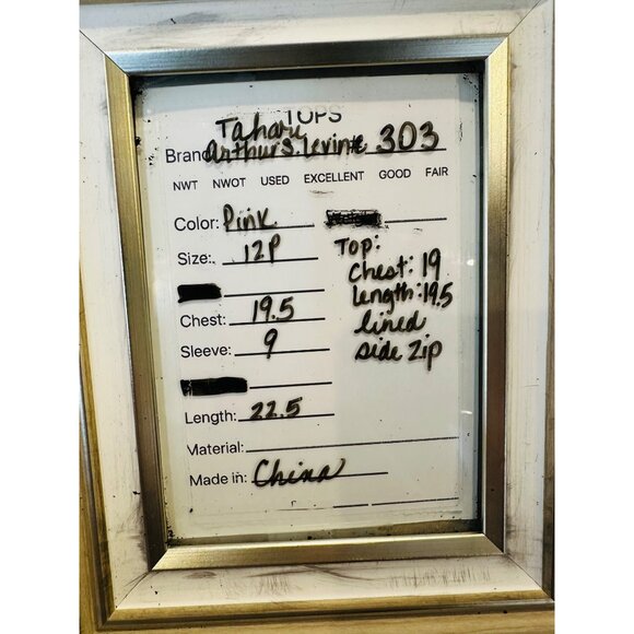 Tahari Arthur S. Levine 12P Pink Two-Piece Jacket & Sleeveless Top Womens Petite - Picture 14 of 14